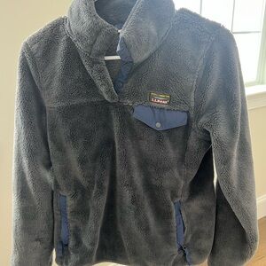 L.L. Bean Women’s Gray Fleece Pullover